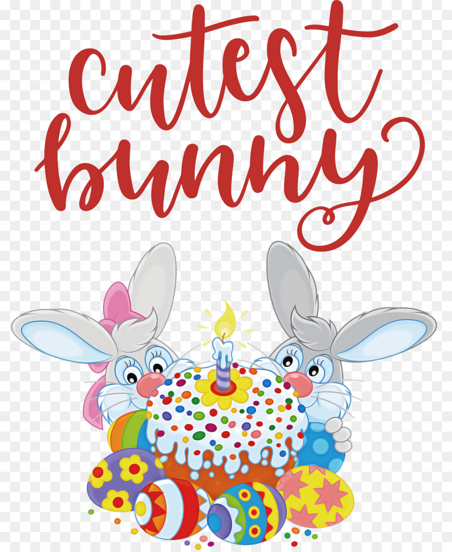 Conejito De Pascua，Texto PNG