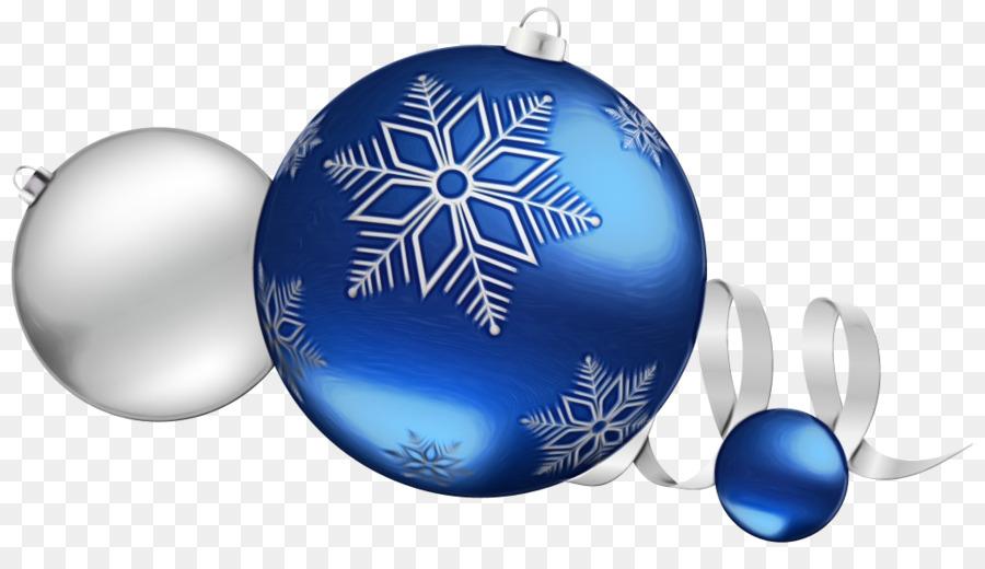 Azul Cobalto，Adorno De Navidad M PNG