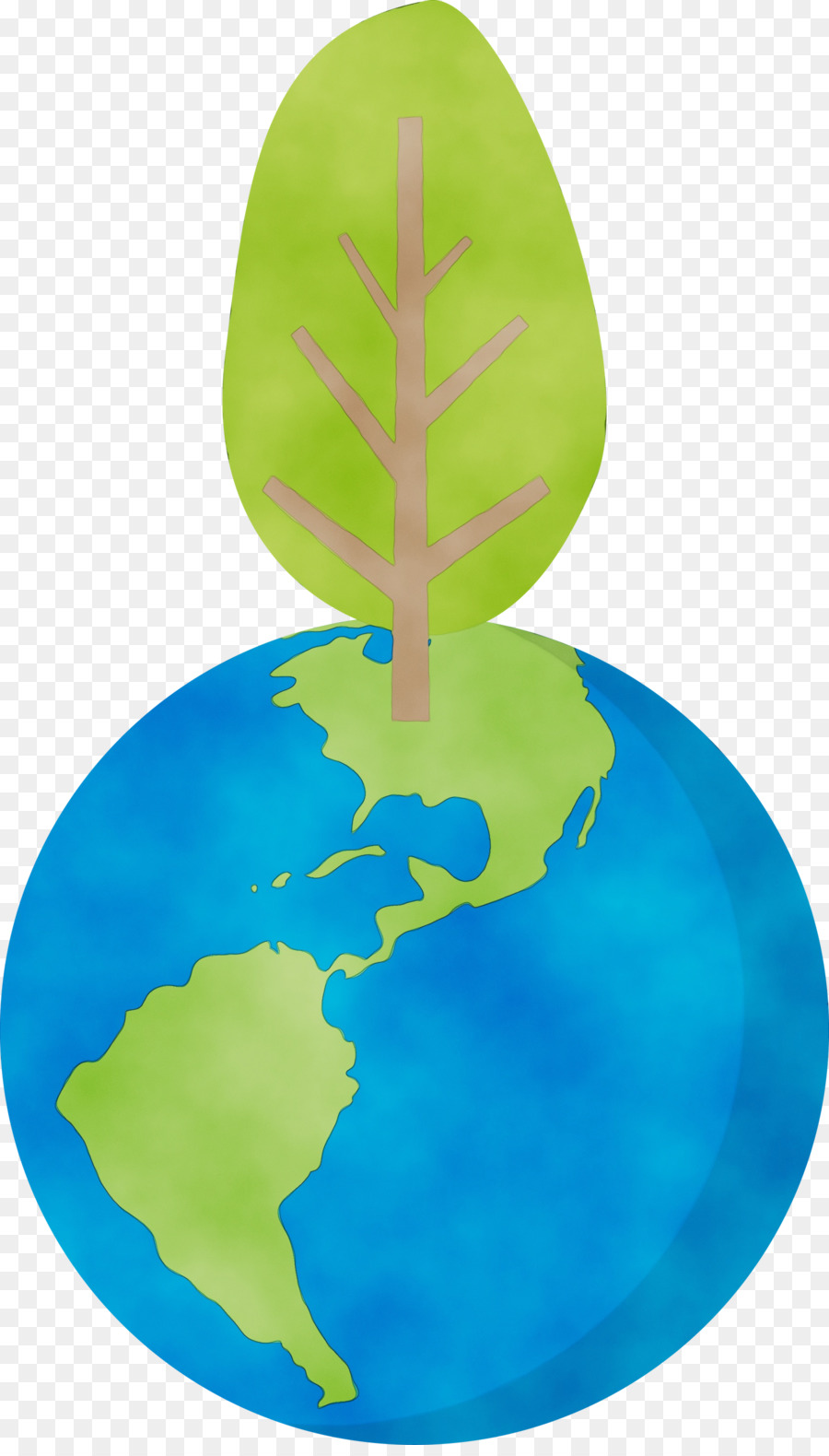 Tierra Con árbol，Planeta PNG