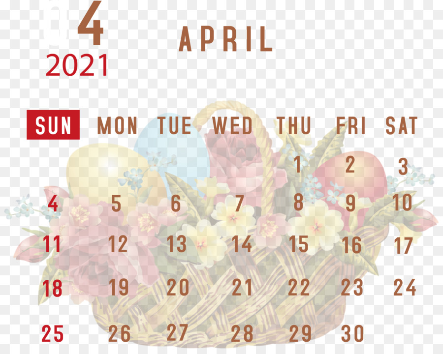 Calendario Abril，Mes PNG