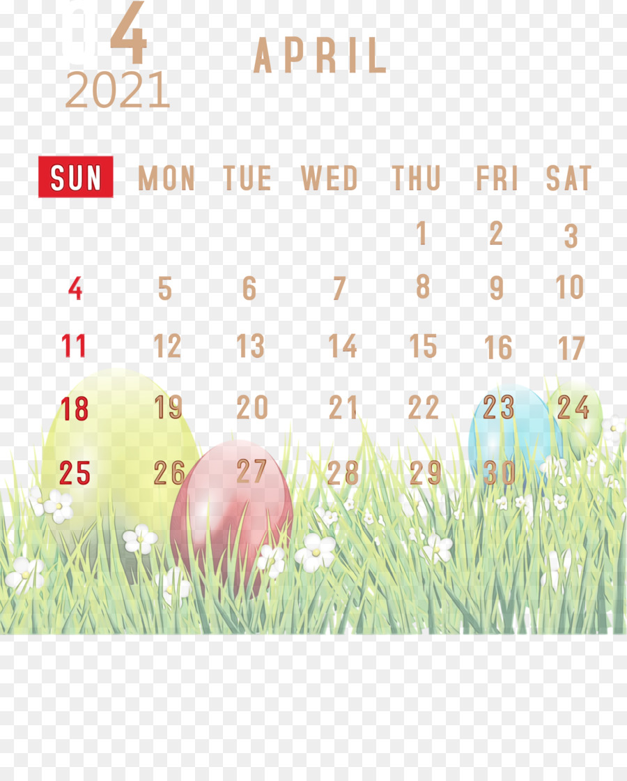 Calendario Abril 2021，Abril PNG