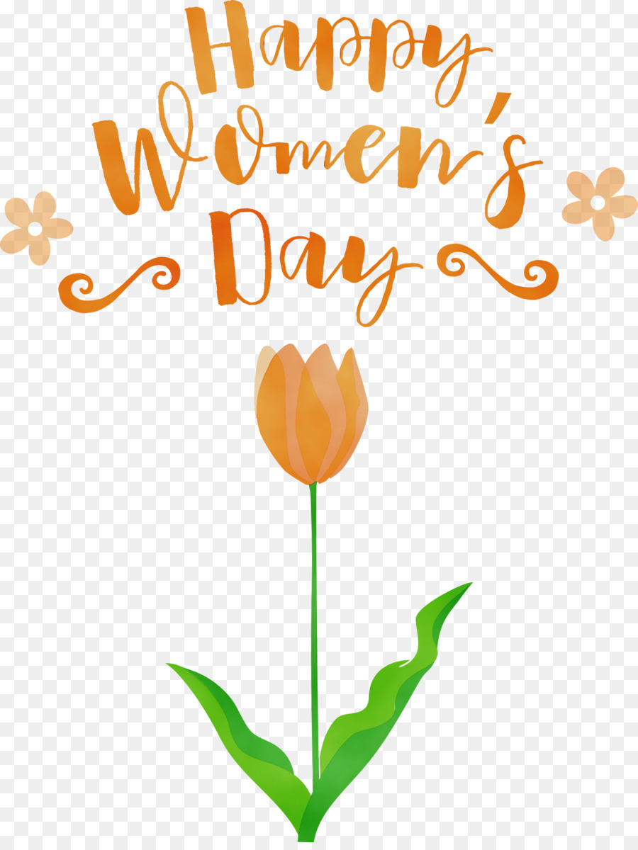 Saludo Del Día De La Mujer，Tulipán PNG