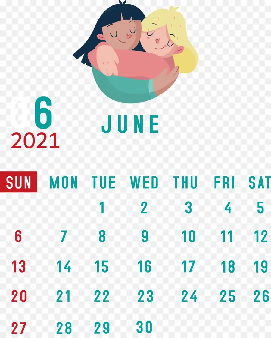 Calendario De Junio，Mes PNG