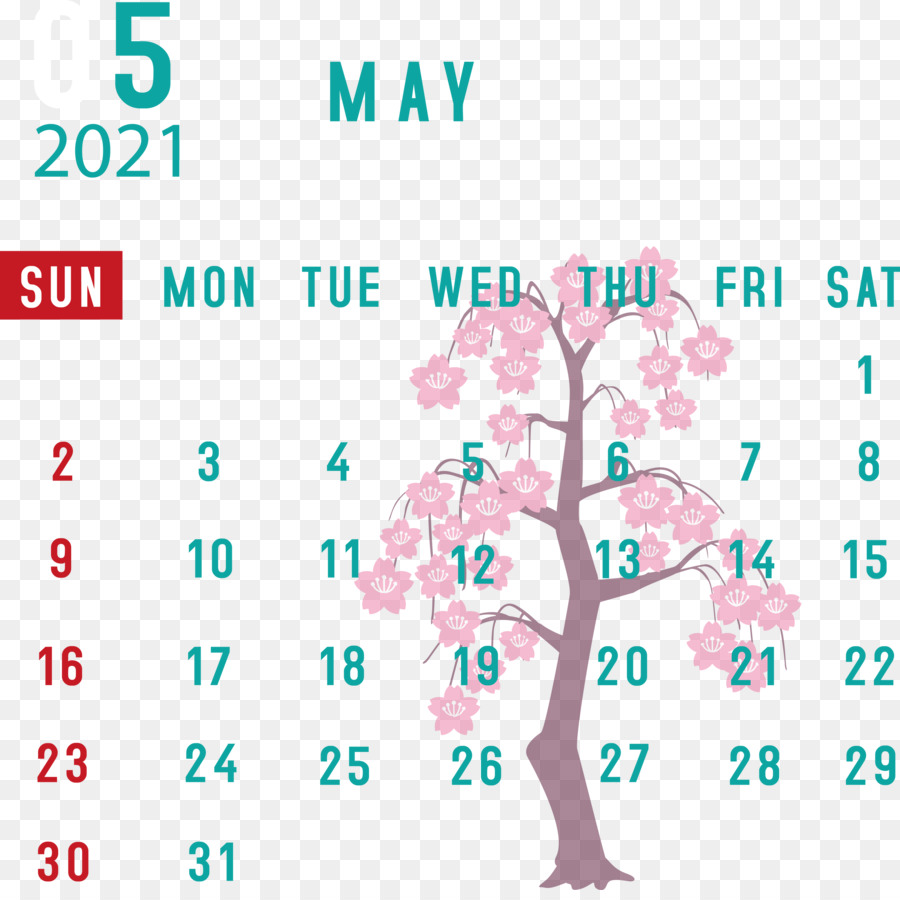 Calendario Marzo 2021，Fechas PNG