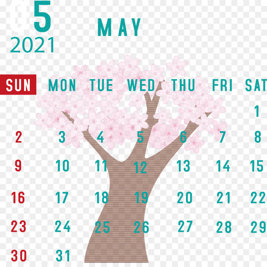 Calendario Marzo 2021，Fechas PNG