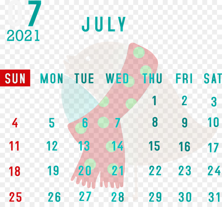 Calendario Junio 2021，Fechas PNG