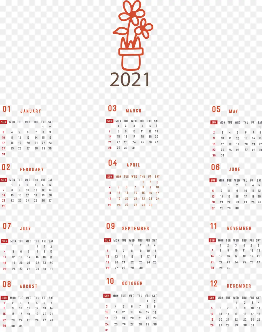 Calendario Del Año，Fecha PNG