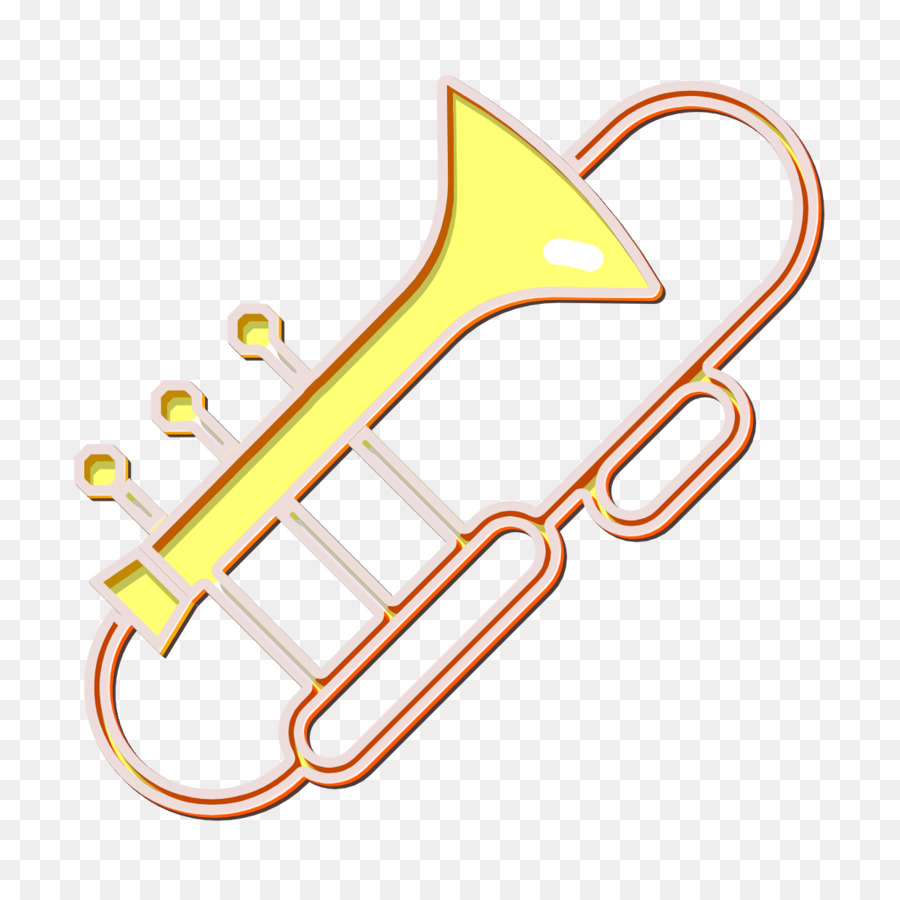 Trombón，Amarillo PNG