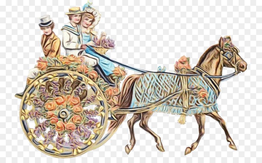 Caballo，Carro PNG