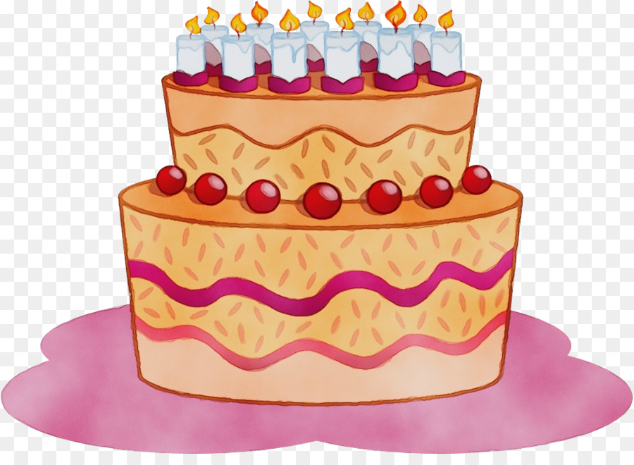 Torta De Cumpleaños，Fresas PNG