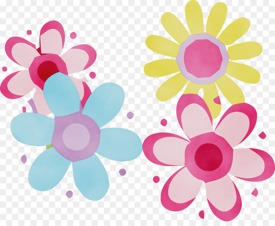 Diseño Floral，Circulo PNG