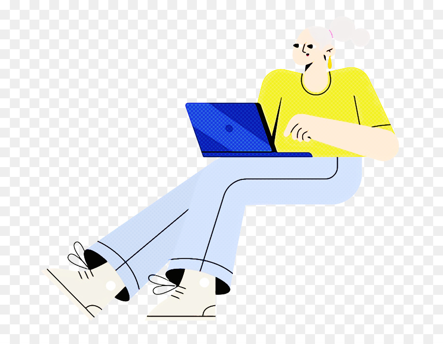 Hombre Con Computador Portatil，Computadora PNG