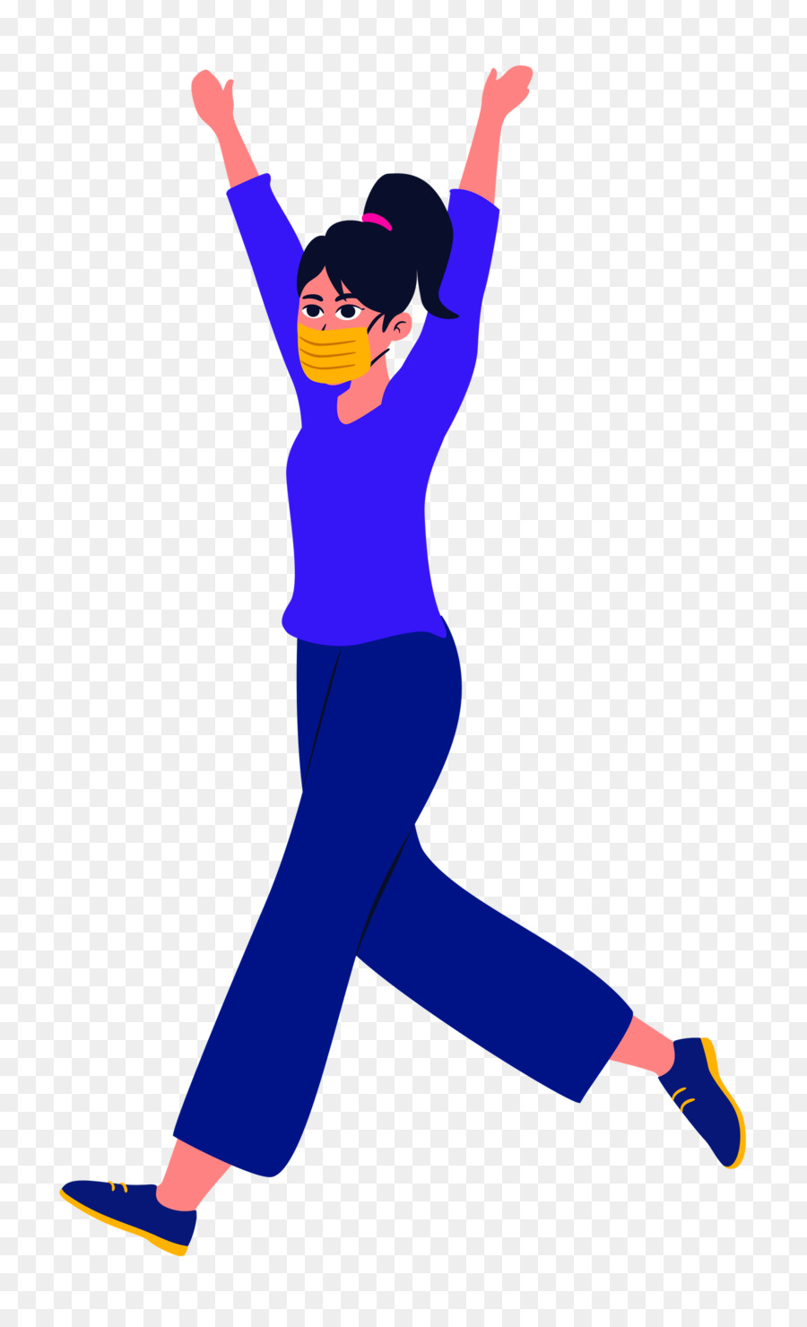 Mujer Caminando，Ejercicio PNG