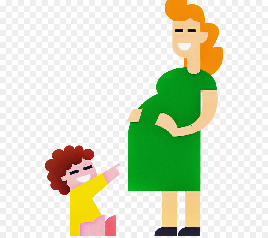 Mujer Embarazada Y Niño，Madre PNG