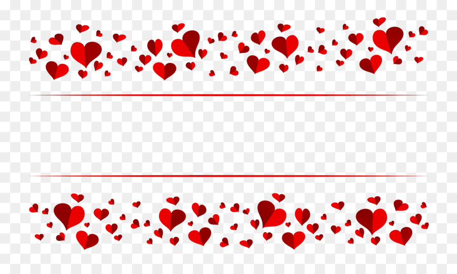 Corazones Rojos，Borde PNG