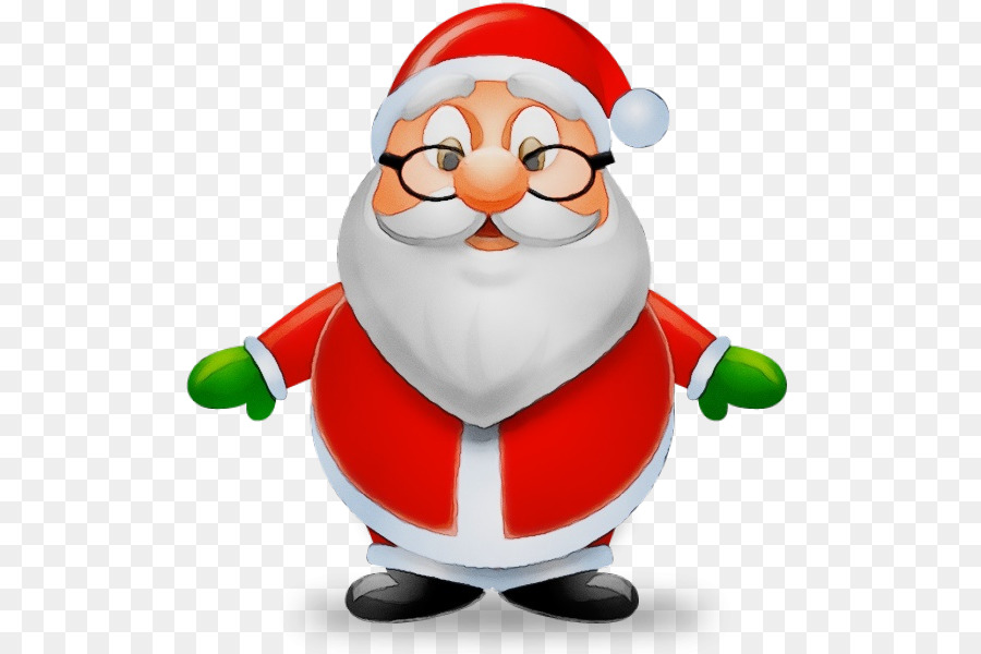 Papá Noel，Traje Rojo PNG