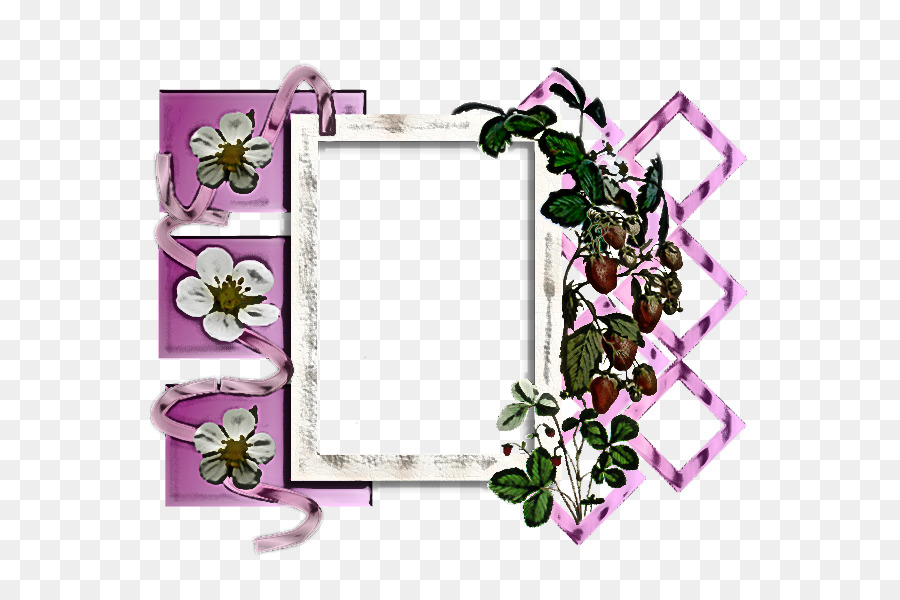 Rectángulo，Diseño Floral PNG