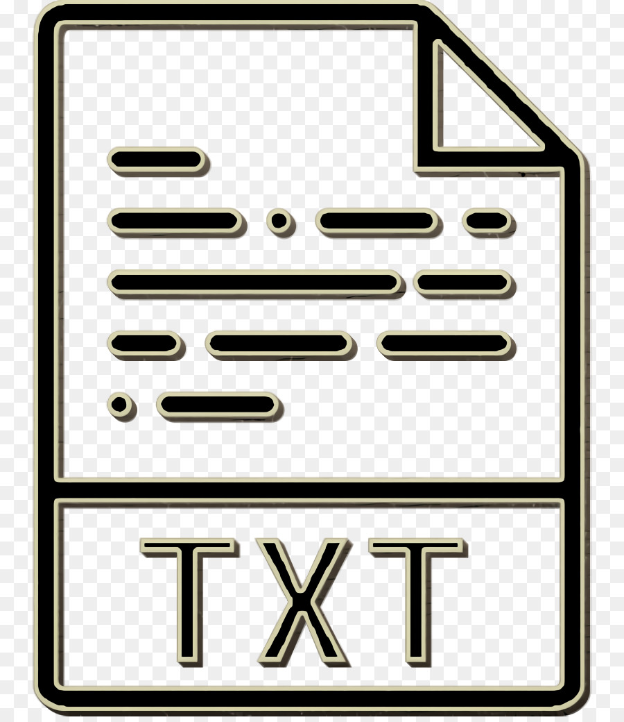 Icono De Archivo Txt，Documento PNG