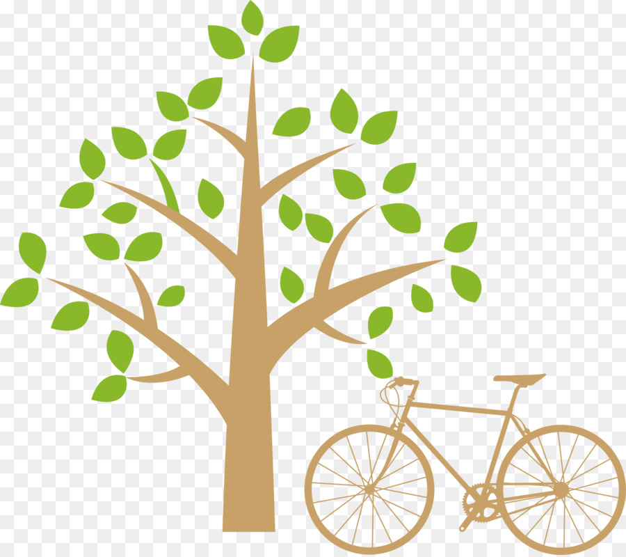 árbol Rosa，Bicicleta PNG