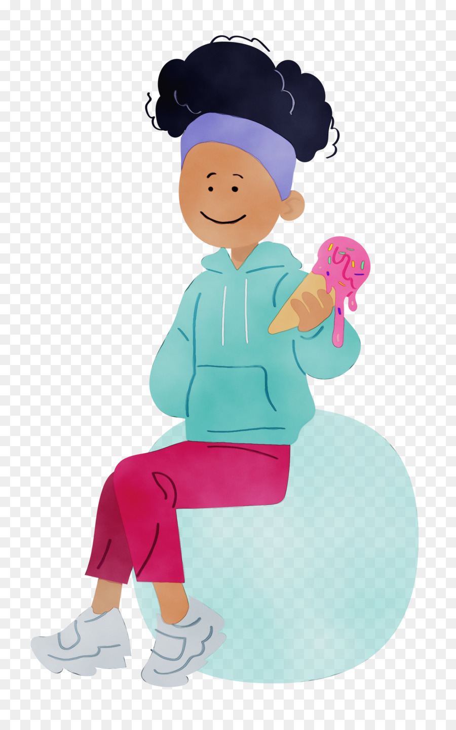 Chica Con Helado，Helado PNG