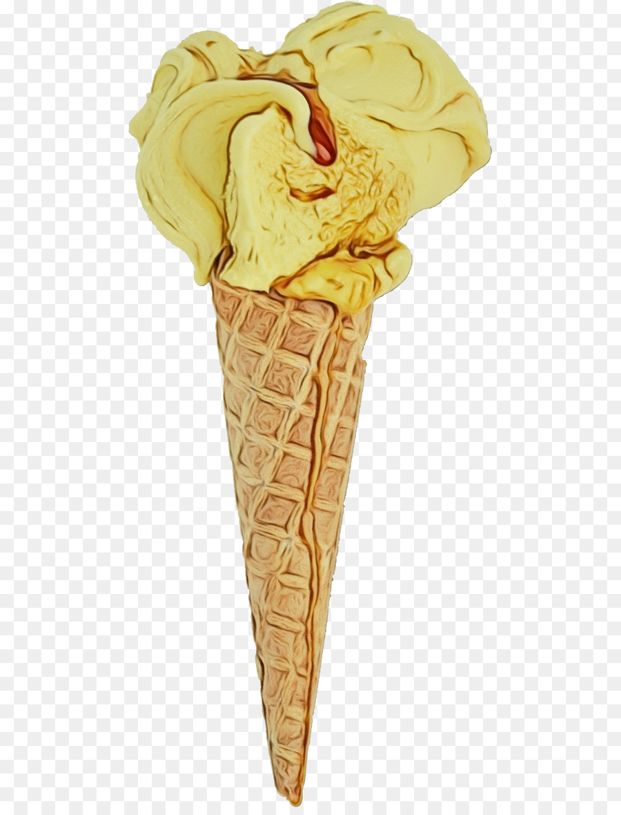 Cono De Helado，Oro PNG