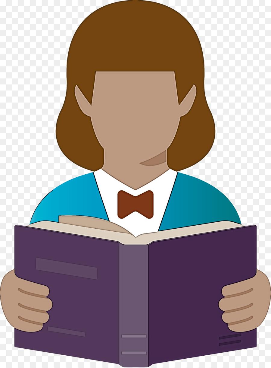 Mujer Leyendo，Libro PNG