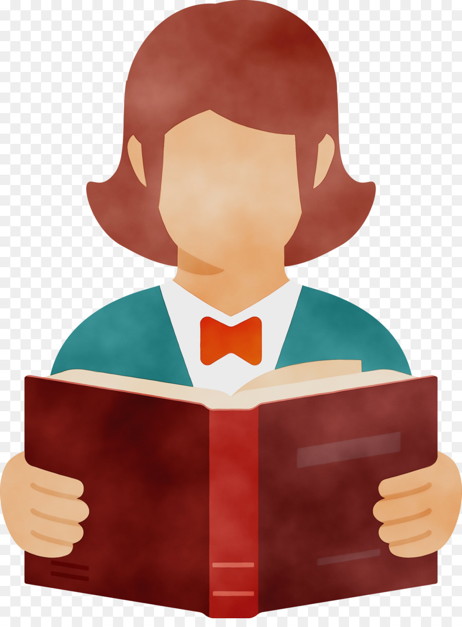 Mujer Leyendo，Libro PNG