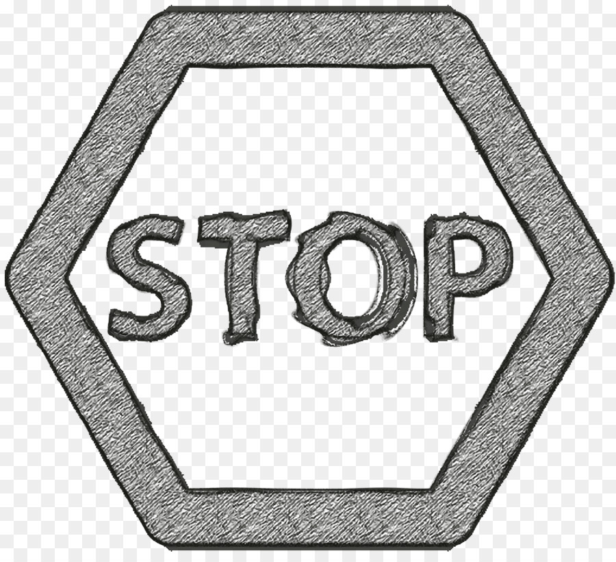 Señal De Stop，Hexágono PNG