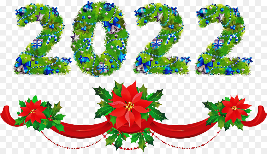 Feliz Navidad 2022，Año Nuevo PNG