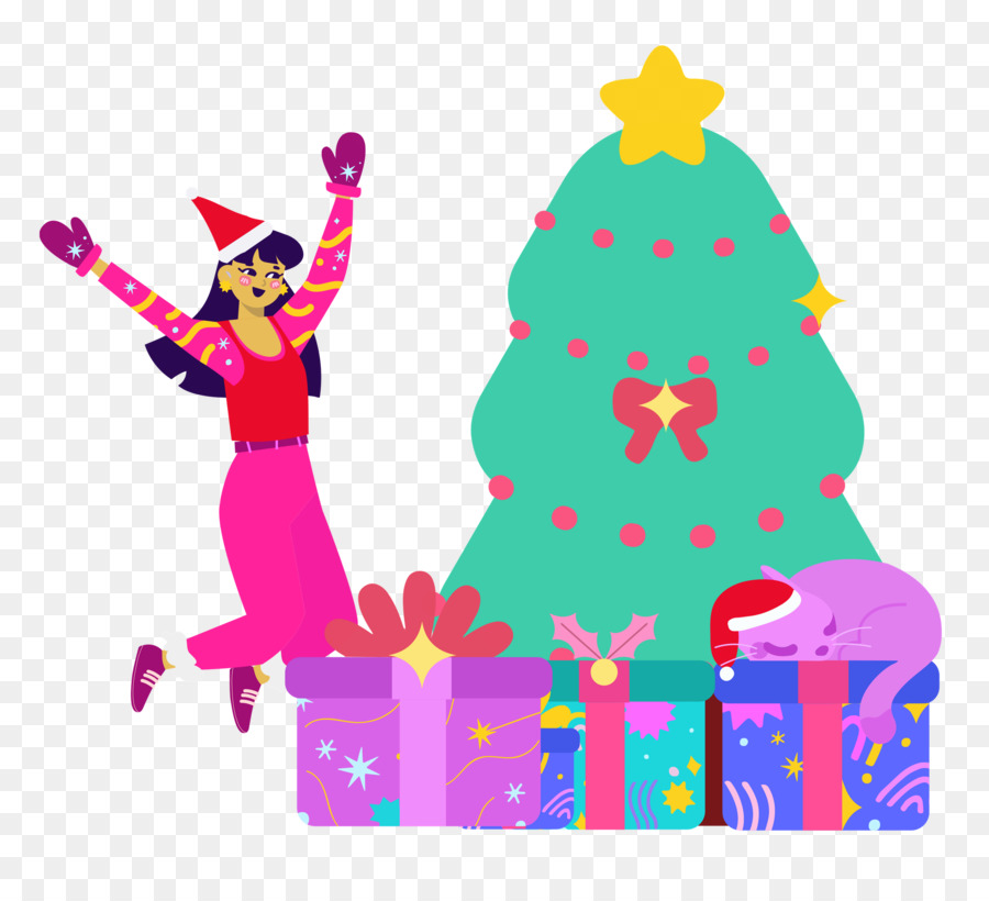 Día De Navidad，árbol De Navidad PNG