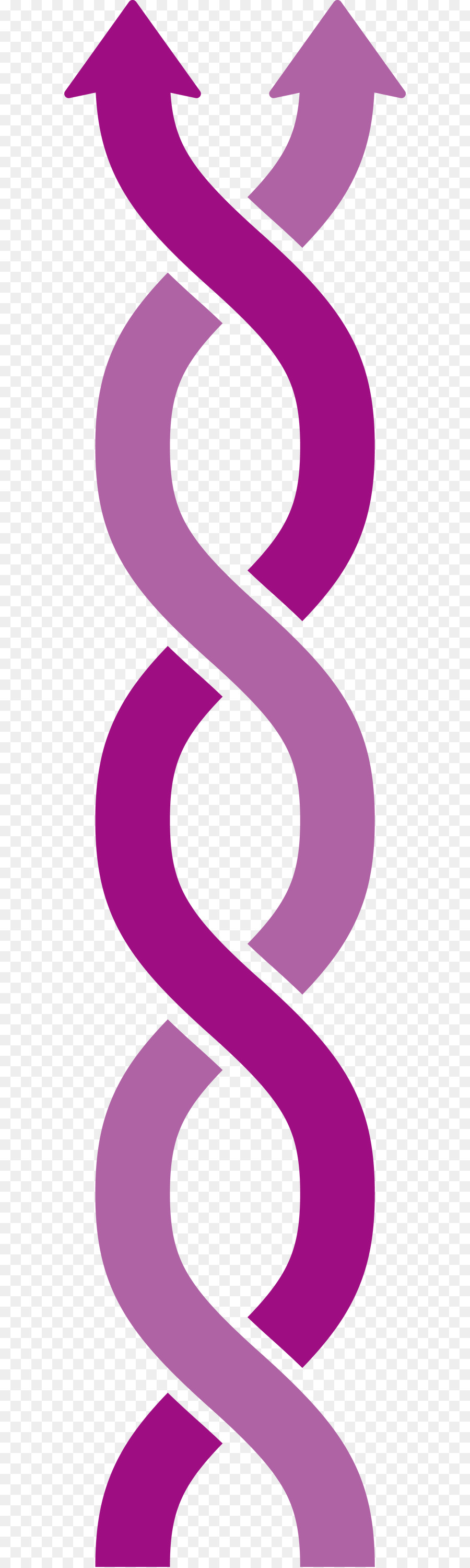 Flechas Entrelazadas Moradas Y Violetas，Entrelazados PNG