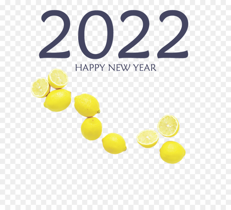 2022 Año Nuevo，Limones PNG