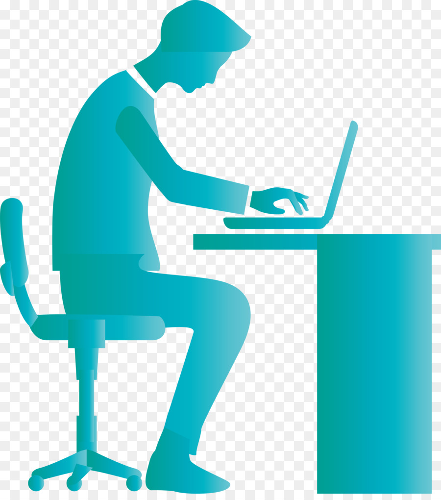 Hombre Con Computador Portatil，Computadora PNG