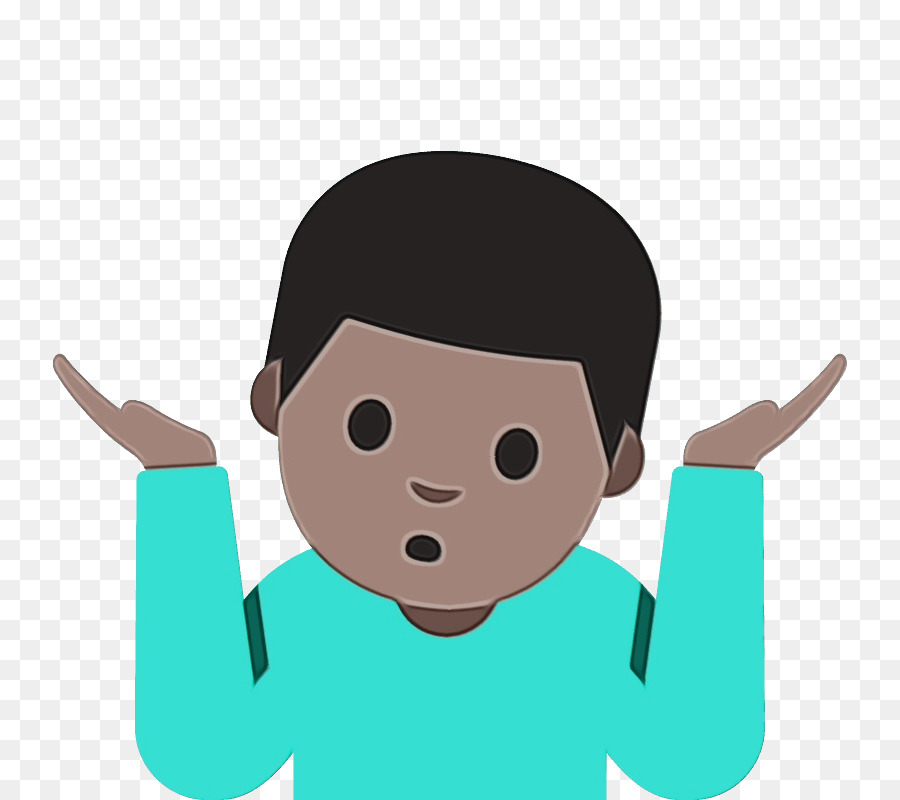 Encogiéndose De Hombros，Emoji PNG