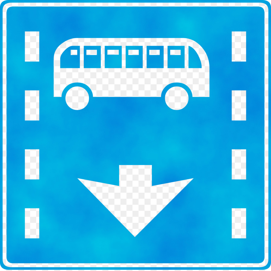 La Señal De Tráfico，Carril Bus PNG