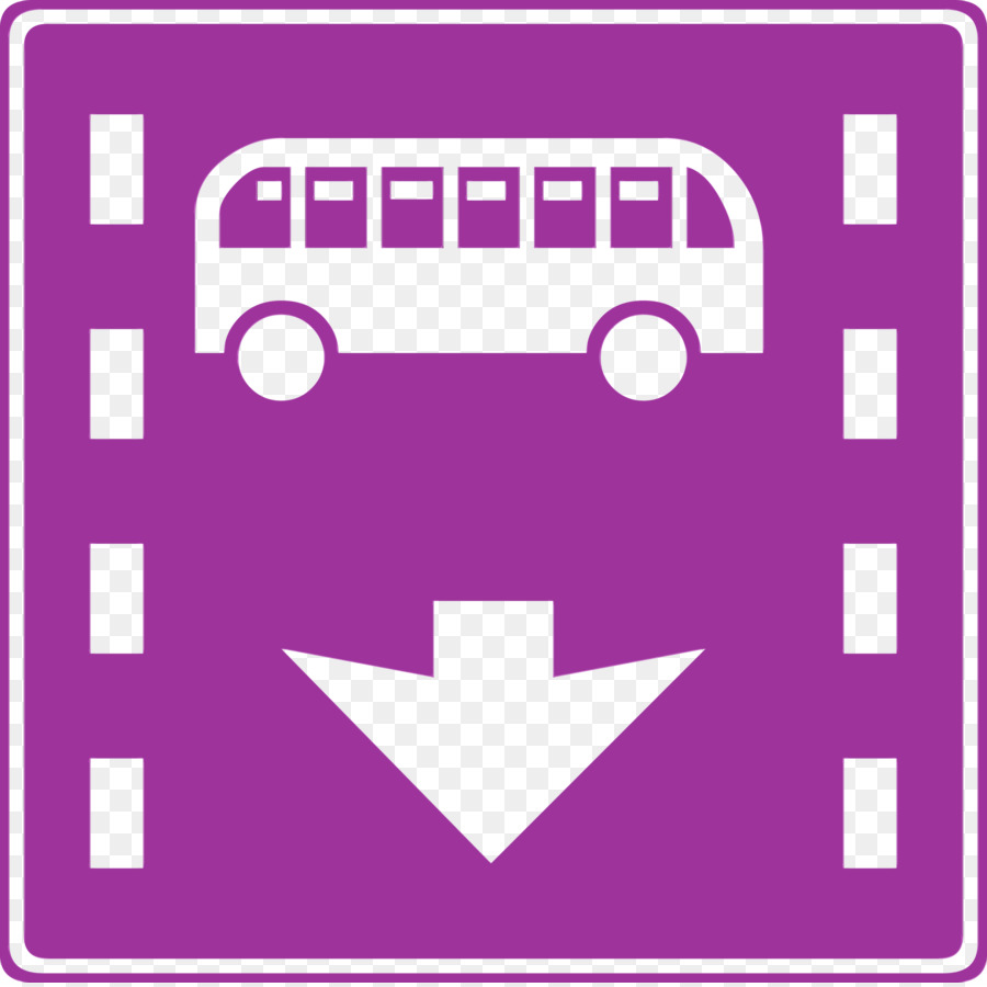 La Señal De Tráfico，Carril Bus PNG