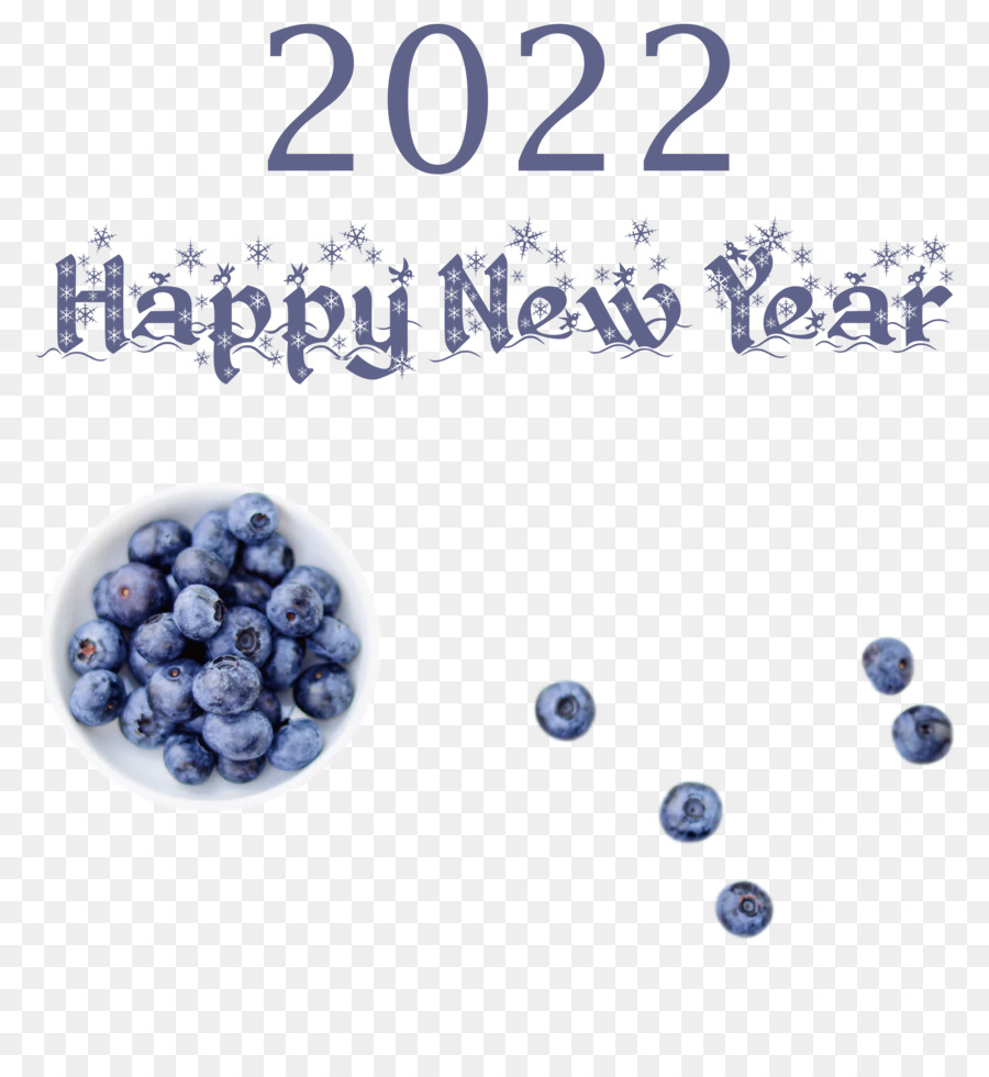 2022 Feliz Año Nuevo Con Arándanos，Arándanos PNG