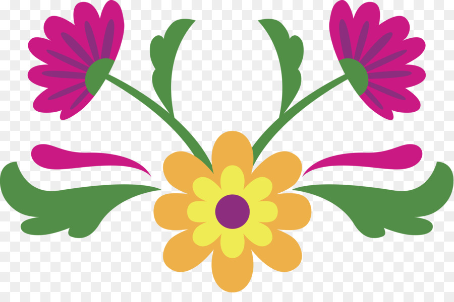 Tallo De La Planta，Diseño Floral PNG