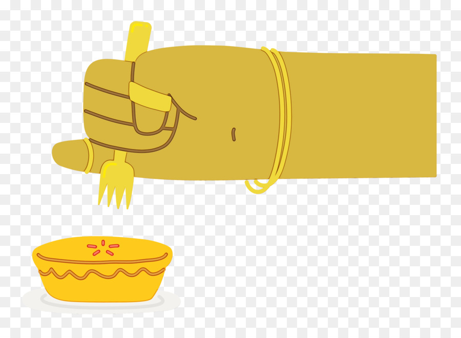 Mano Con Pastel，Tenedor PNG