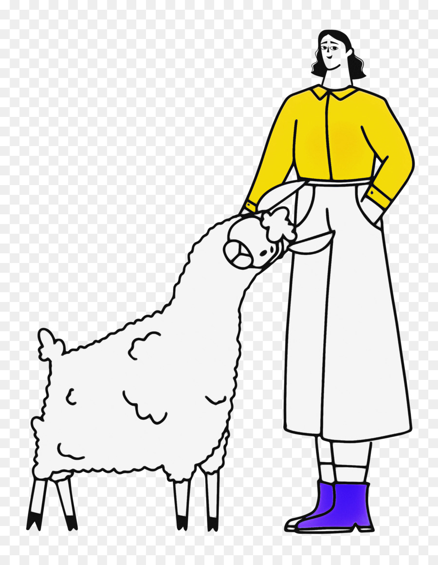 Persona Con Llama，Animal PNG