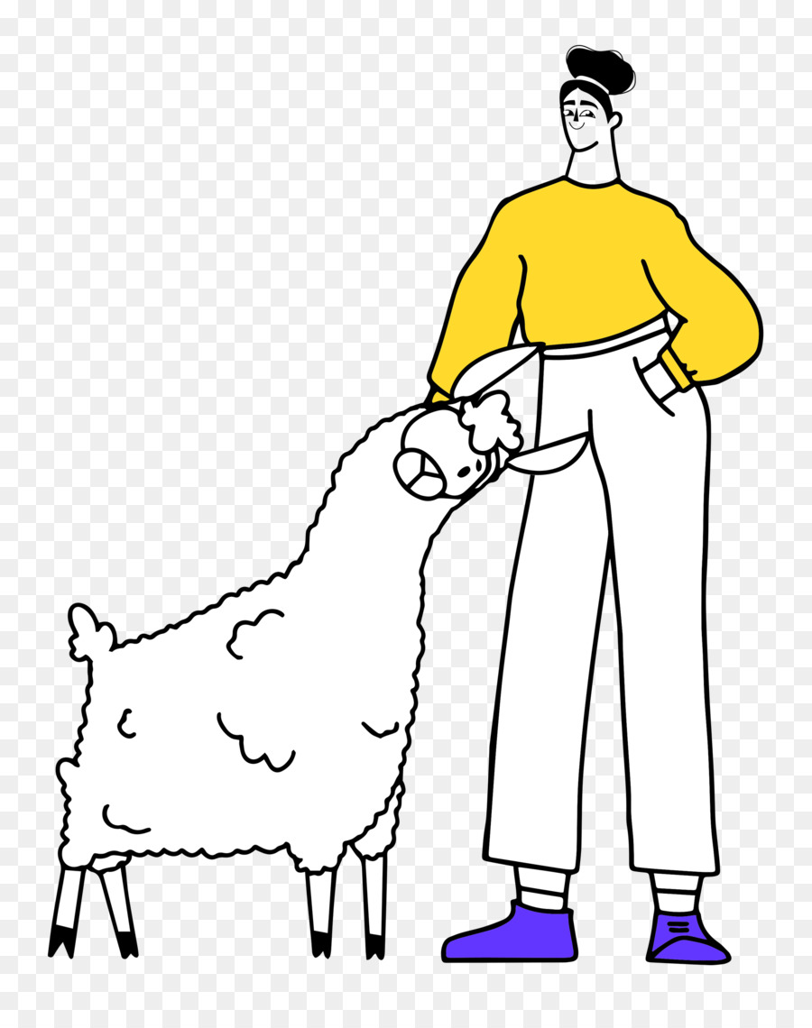 Persona Con Llama，Animal PNG