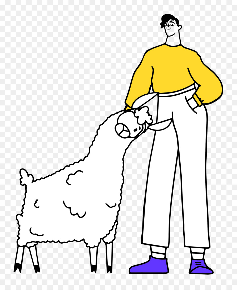 Persona Con Llama，Animal PNG