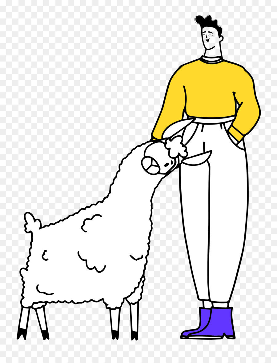 Persona Con Llama，Animal PNG