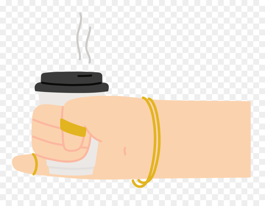 Mano Con Cafe，Beber PNG