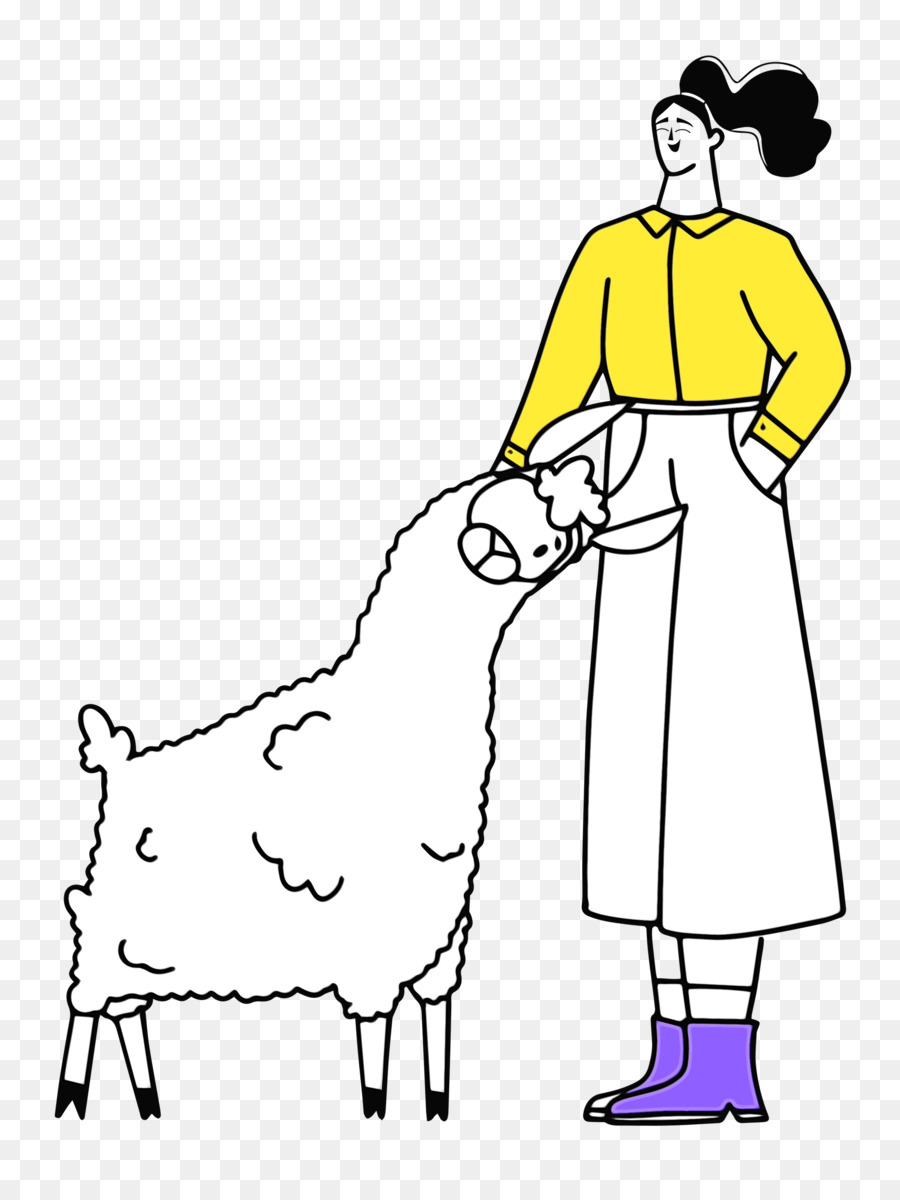 Persona Con Llama，Animal PNG