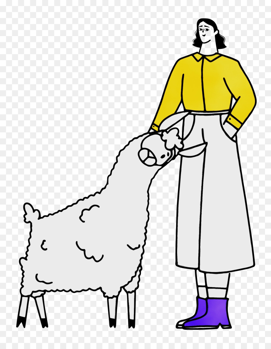 Persona Con Llama，Animal PNG