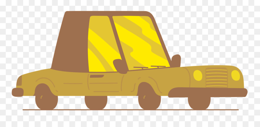 Auto，Amarillo PNG