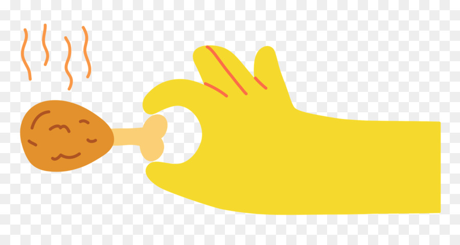 Muslo De Pollo，Mano PNG