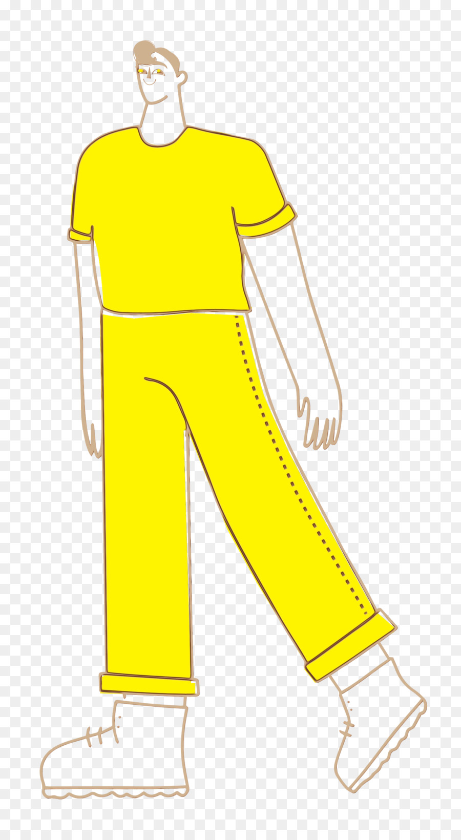 Manga，Amarillo PNG