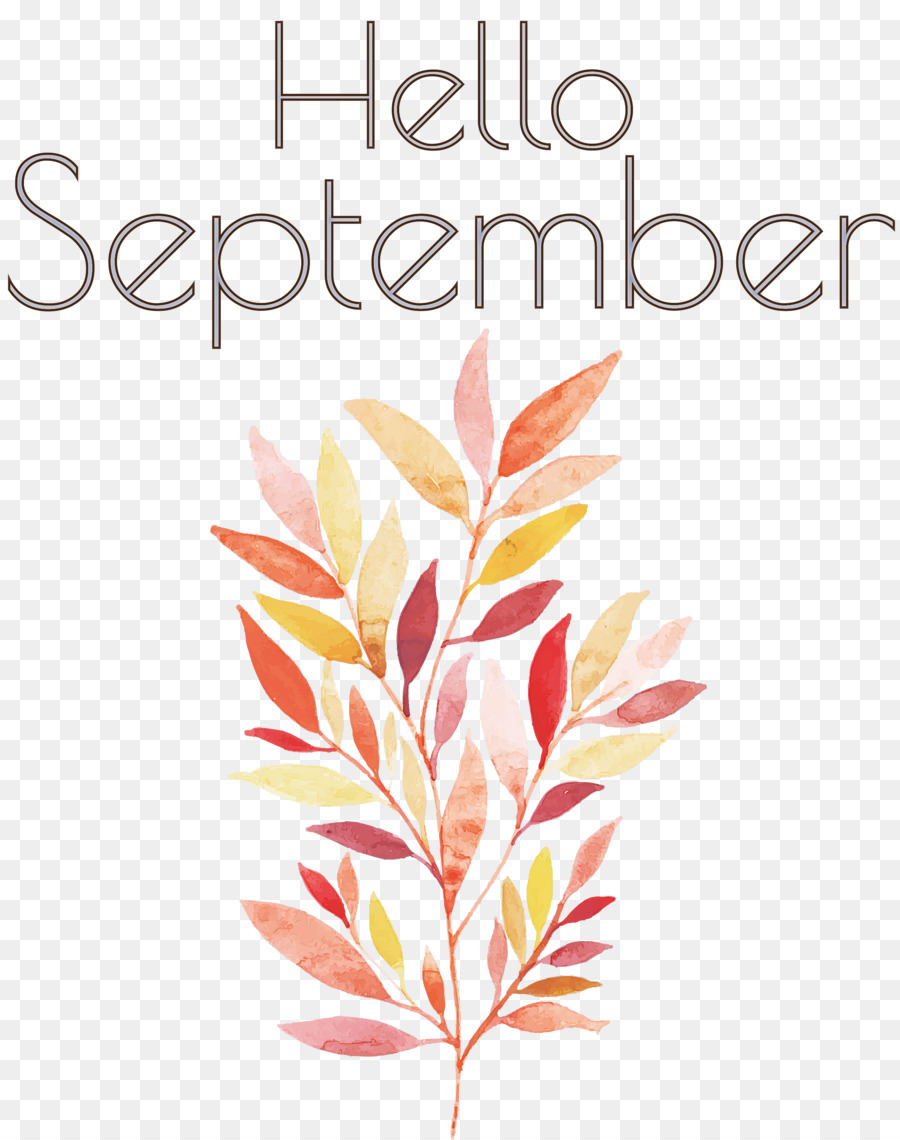 Hola Septiembre，Otoño PNG